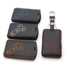 Happyit Car Genuine Leather Smart Key Cover Case for Renault