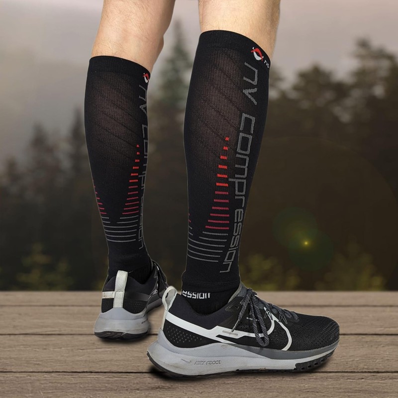 NV Compression Race and Recover Footless Compression Stockings - Calf