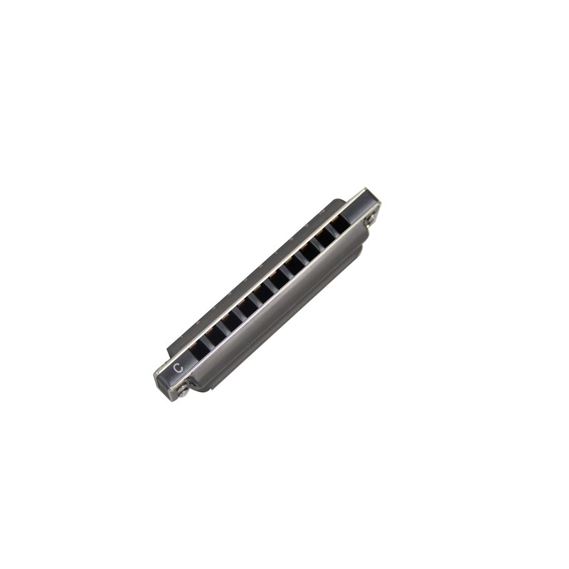 East Top 10 Holes Professional Diatonic Blues Harmonica Key of