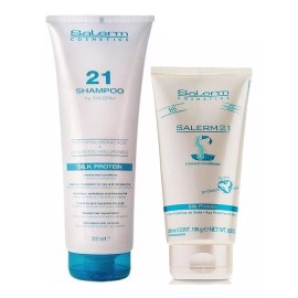Salerm 21 Kit Reparador Shampoo 300ml + Acondicionador 200ml