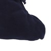 Men Women Cast Sock Dark Blue Soft Fleece Thick Adjustable