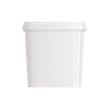 Lubrisolve White Rectangular 10 litre Bucket and Lid