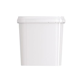 Lubrisolve White Rectangular 10 litre Bucket and Lid