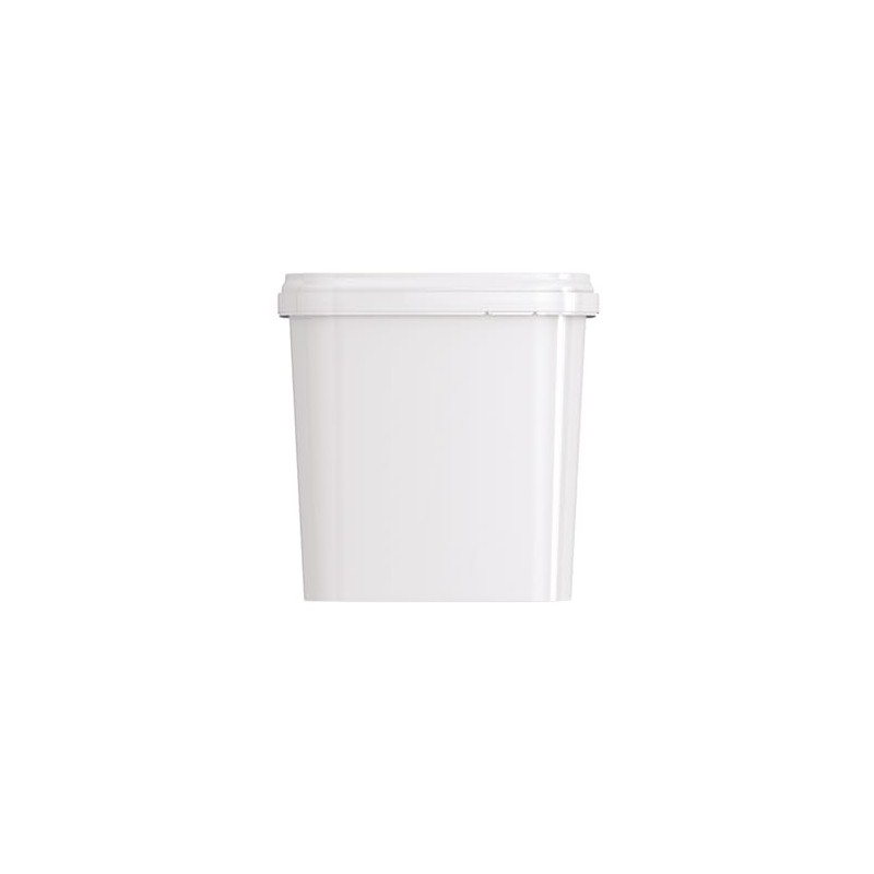 Lubrisolve White Rectangular 10 litre Bucket and Lid