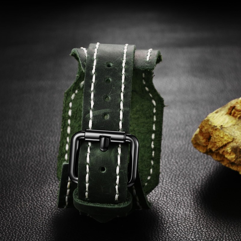 ロックパンク 腕時計 メンズ 本革ベルト アナログ表示: スポーツウォッチ 防水 レザーブレスレット クォーツ時計 メンズウォッチ