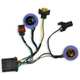 ALTBET 2pcs Headlight Headlamp Wiring Harness Compatible with 2007-2014 Chevy Tahoe Suburban Avalanche Compatible with GM SUV Replace 15950809 15782377