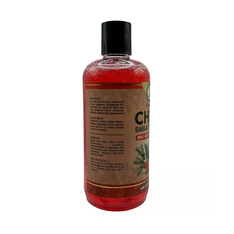 HIGH SUPREME Shampoo de Chile, Sábila & Romero (Natural Shampoo
