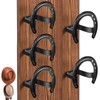 DoubleFill 5 Packs Cowboy Western Hat Rack Cowboy Hat Holder