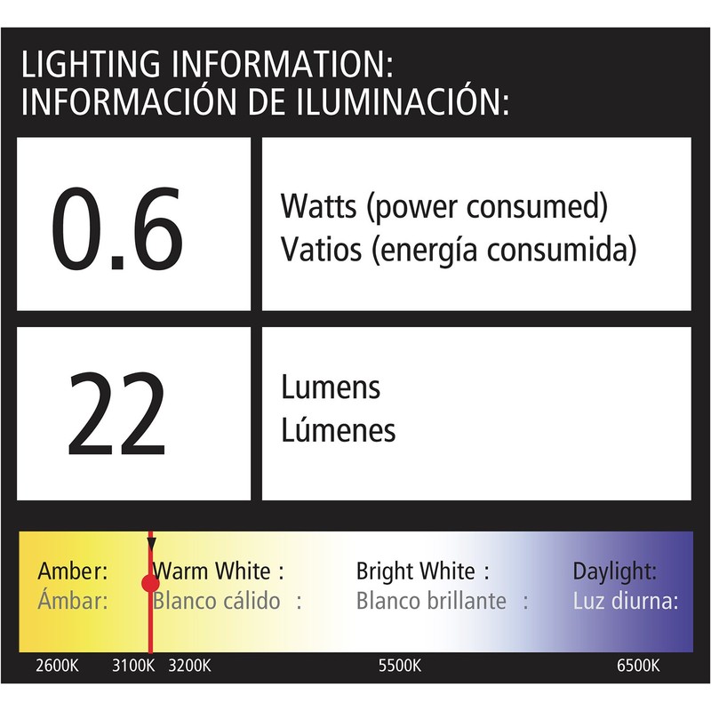 Malibu Lighting 8409210101 Malibu Landscape Lighting, 0.6W Low Voltage Equinox