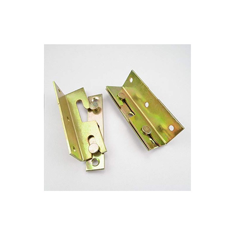 Bed Rail Bracket, Tiberham 4 Sets Non-Mortise Bed Hinge Fixing