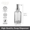 Oggi 12oz Round Glass Lotion and Soap Dispenser for Kitchen