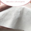Careboree Extra Thick Dry Wipe, 100% Cotton, Lint-Free Cotton Tissues