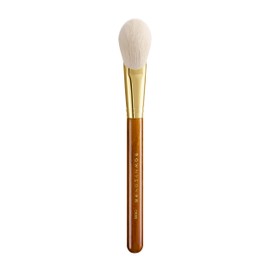 Desert Oak Series CM 160 Angled Blush Brush for Cheeks – Ideal for Powder & Cream Blush, Golden Brass Ferrule, Ebana Bubinga Handle, Soft Nylon Bristles