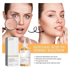Baicai Glycolic Acid 7% Toning Solution 100 ml 3.38 fl oz Exfoliate Astringent