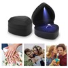 Hileyu Ring Box With Led Light Jewellery Gift Box Engagement