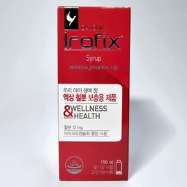 Dayonics Irofix Syrup 150 ml (50-day supply) The first liquid iron supplement in your life. Uses microencapsulated iron 12 mg. / 데이요닉스 아이로픽스 시럽 150 ml (50일분) 생애 첫 액상 철분 보충용 제품 마이크로캡슐화철분사용 12 mg