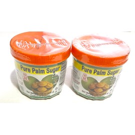 JHC 100% Pure Palm Sugar 14 oz. Product of Thailand (2 Packs)