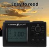 Azan Clock Islamic Muslim Prayer Table Alarm Clock Black USB