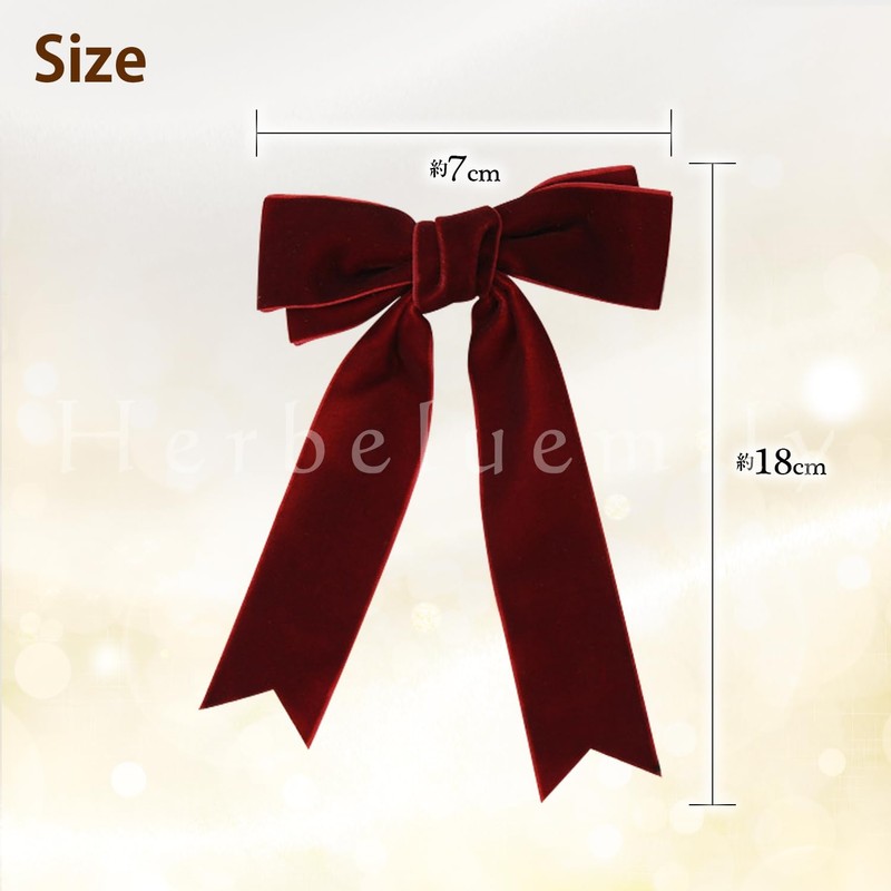 Herbeluemily Velour Ribbon Barrette, Velour Ribbon, Hair Accessories, Velvet, Hair