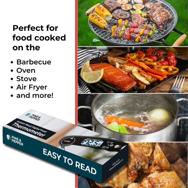 Cathy Yoder's Meat Thermometer Digital, Instant Read Food Thermometer for