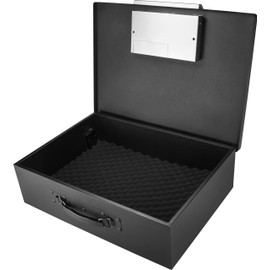 Portable Top Open Security Desk Drawer Safe Keypad Lock Box 17.5 in x 12.5 in x 5 in