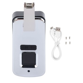 Fingerprint Lock Small Smart Electric Lock Built In Bag Luggage Suitcase Travel Aluminium Alloy Lock 3.7V White
