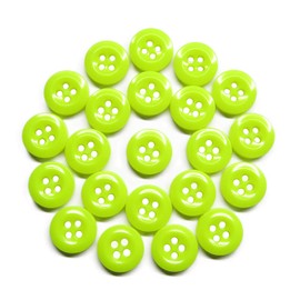 ButtonMode Safety Work Shirt Buttons Industrial Strength for Workshop, Construction, High Visibility Button Down Shirt includes 22 Buttons Measuring 13mm (1/2 Inch) for Shirts, Yellow, 12-Buttons