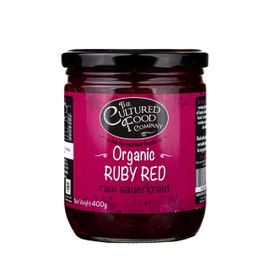 Ruby Red Raw Sauerkraut, Organic, 400g