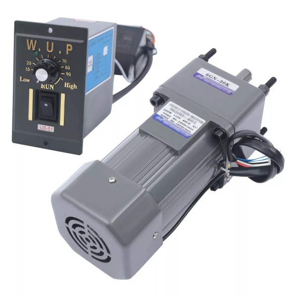 Unbranded 200W 110V AC Gear Motor Electric Variable with Speed