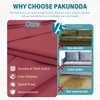 Pakunoda 3 Pack of Outdoor Seat Cushion Replacement Set Suitable