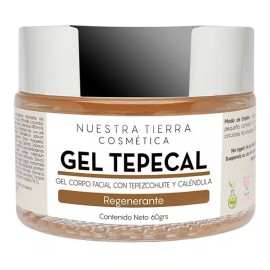 Nuestra Tierra Cosmética Gel Regenerante De Tepezcohuite Y Caléndula 60grs Tipo De Piel Todo Tipo De Piel