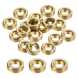 PATIKIL 0.19 Inch Fishing Rod Guide Rings, 30Pcs Ceramic Guides Rings Fish Rod Repair Kit Fishing Pole Eyelet Replacement for Freshwater Saltwater, Gold