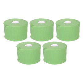 5 Rolls Disposable Barber Paper Neck Strips Self Adhesive Hairdressing Stretchy Wrap for Hairdressing Accessory