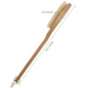 Bath Body Brush Long Handle Wooden Shower Brush with Natural