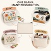 Blank Canvas Zipper Pouches for DIY Crafts, 8.27 × 4.72