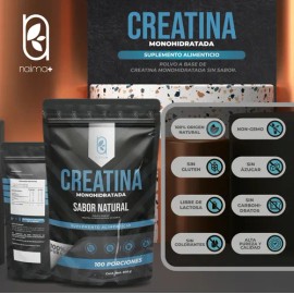 Creatina Monohidratada 100% Pura Sin Sabor 3 Pack 500g