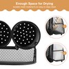 DTICON Metal Utensil Caddy Silverware Organizer, Paper Plate Holder Cutlery