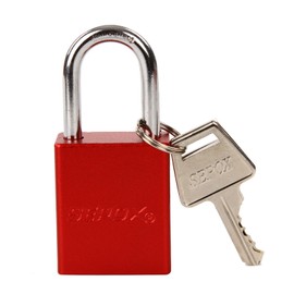 SEPOX® Ultra-Durable & Anti-Rust Outdoor Padlock - Red Aluminum 38mm 1-1/2" with Long Shackle & 3 Big Keys Ideal for Loto, Gate, Storage, Locker, Fence and Lock-Out, Red High Security