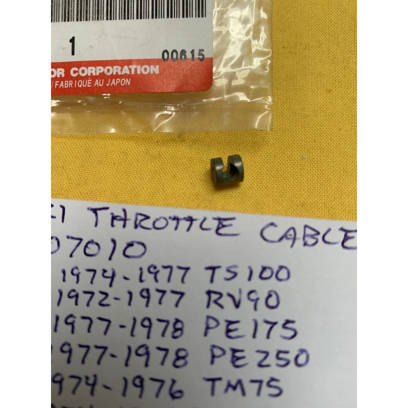 Suzuki OEM SUZUKI Throttle Cable End, RM125,RM250,TM