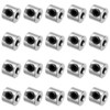 sourcing map 20pcs Set Screw Collars 3mm Bore Shaft Collars,