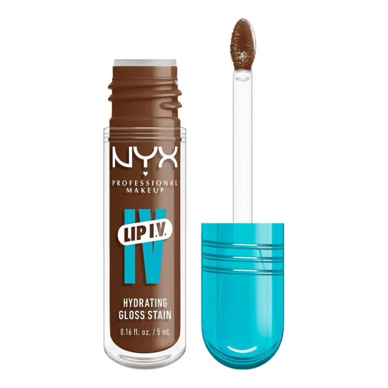NYX PMU Lip IV, Gloss Serum Hidratante efecto tinta 5