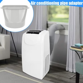 Portable AC Hose Connector,Air Conditioning Tube Adapter | Pipe Accessories Flat Body for Vent Seal Kit Plate Basement Apartment Bedroom Living Room Room Garage