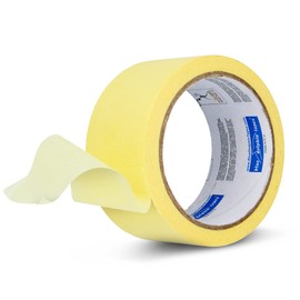 Blue Dolphin™ Professional Masking Tape Painter's Tape 48 mm x 32 m Yellow Masking Tape Painter's Masking Tape Paper Tape for Masking and Painting Work Universal Use Removable Without Residue