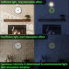 Mabpedo Glow in The Dark Wall Clock, 8" Silent Non-Ticking