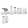 Qrity 1 Set Water Filter Quick Connector, 1/2" Male/Female Thread