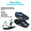 H2ODYSSEY 2mm Neoprene Snorkeling Fin Sock - Large- Fits Shoe