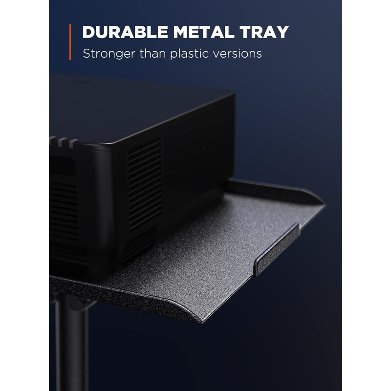 AMADA HOMEFURNISHING Foldable Projector Tripod, Multipurpose Laptop Stand with Removable