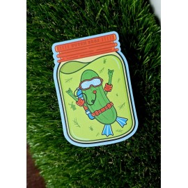dutch bros Pickle STICKER Dutch Bros  Scratch N Sniff  ! April 2 Drop New