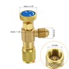 sourcing map Charging Valve Safety Valve Quick Coupling Air Conditioning
