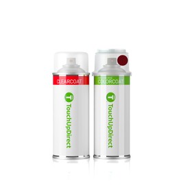 TouchUpDirect TR/TR2 Venetian Red Metallic Compatible with Hyundai Exact Match Touch Up Paint Aerosol - Essential Kit